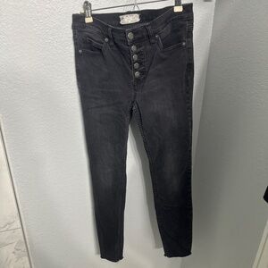 Free People High Rise black jeans